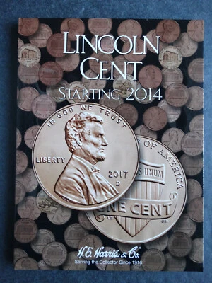 Carpeta de monedas de centavo HE Harris Lincoln a partir de 2014-2025 #4 álbum libro 4002 Foto 1 de 4