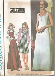 4746 McCalls maglione abito vita alta modello cucito NON TAGLIATO taglia 8 vintage anni 70 - Foto 1 di 4