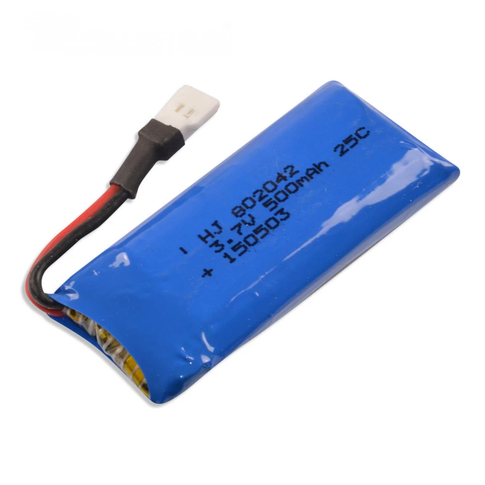 1x Lipo Akku 500mAh 1s 3,7V 25C für Hubsan H107 X4 - Bild 1 von 1