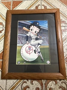 Betty Boop NY Yankees Lithograph - Picture 1 of 1