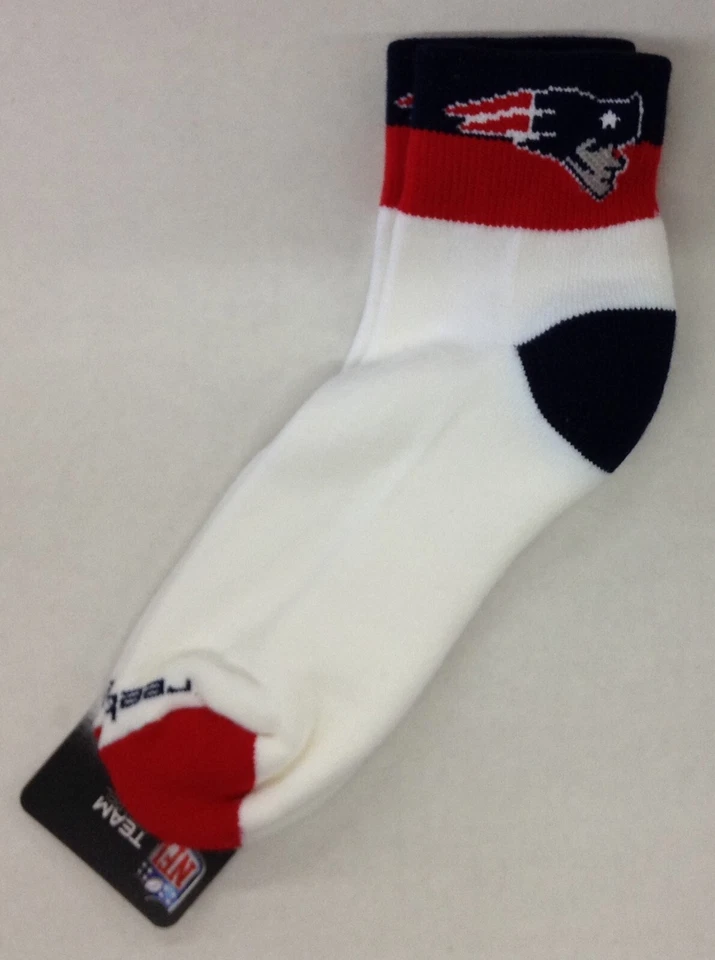 NFL New England Patriots Reebok Adulto Cuarto Calcetines ¡NUEVOS! Foto 1 de 1