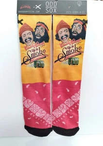 Odd Sox Cheech and Chong Weed Marijuana 420 Socks Size 6-13 - Picture 1 of 5