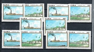 1990 - 5 Sets "MUSEO POSTAL, BARCO, FERROCARRIL, POSTAL MUSEUM, BOATS, RAIL" - Imagen 1 de 1