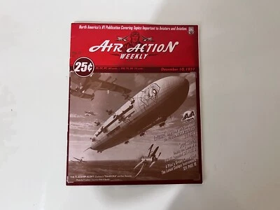 Antique Air Action Weekly Magazine Vol 12 Issue 13 Dec 10 1937 For Aviators - Image 1 of 4