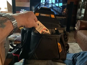 Bolsa de herramientas Toughbuilt TB-CT-01 23 bolsillos 13,25 H x 12,9 W pulgadas OBO bien construido - Imagen 1 de 7