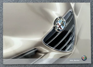 ALFA ROMEO SPIDER FARBKARTE VERKAUFSPROSPEKT 2008 - Bild 1 von 4