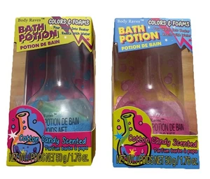 Body Raves Badetrank 2er Set ~ Zuckerwatte duftend ~ Farben & Schäume ~ Neu - Bild 1 von 6