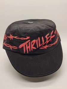 Vintage NOS THRILLER Hat Painters Cap Barbed Wire Snapback USA Michael Jackson - Picture 1 of 15