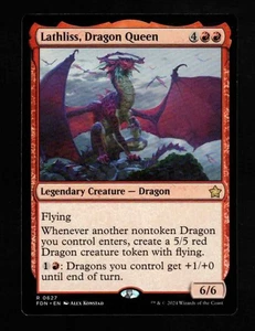 1 x Lathliss, Reina Dragón-Magic the Gathering-MTG-Fundaciones-Casi Como Nuevo-Raro - Imagen 1 de 1