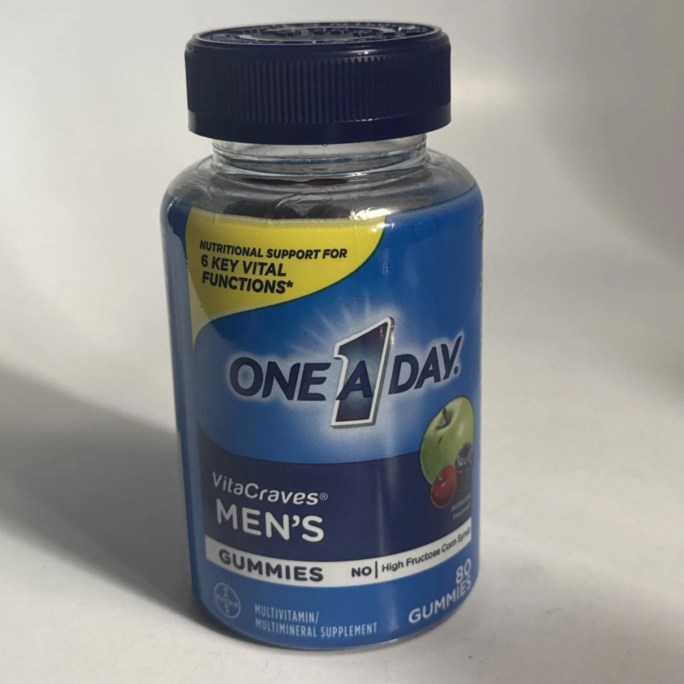 One a Day Mens VitaCraves Multivitamin Gummies 80 Count