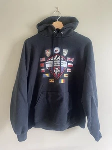 Sudaderas con capucha vintage para hombre L negras Bagram Airfield Copa Mundial Primavera 2018 - Imagen 1 de 8