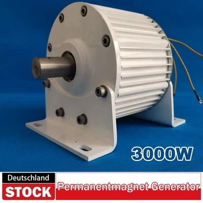 3000W 48VAC 3 Phasen Permanentmagnet Generator 500U/min DIY Windgenerator - Bild 1 von 4