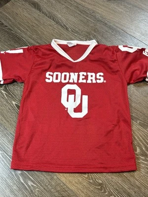 Футболка Франклина винтажная для мальчика из футбольного колледжа NCAA Oklahoma Sooners маленькая - Изображение 1 из 4