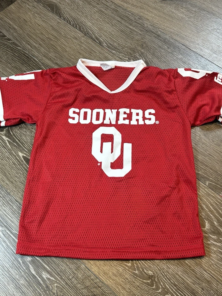 Camiseta Franklin Vintage Fútbol Colegio NCAA Oklahoma Sooners Juvenil Niño Pequeña Foto 1 de 4