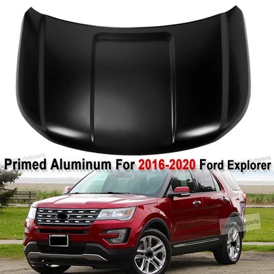 Primed Hood Panel for 2016-2020 Ford Explorer  OEM FB5Z16612A BB5Z16612A - Изображение 1 из 4
