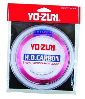  H.D. Carrete de muñeca de fluorocarbono línea Leader de 100 yardas, rosa, 80 libras  Foto 1 de 2