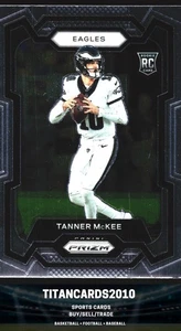 Tanner McKee 2023 Panini Prizm Rookie RC Philadelphia Eagles #383 - Foto 1 di 2
