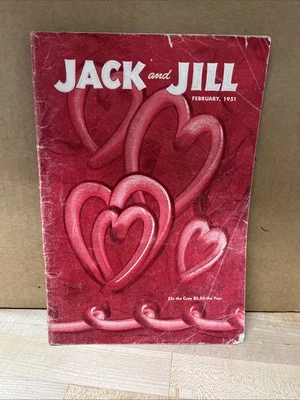 JACK And JILL Children's Magazine February 1951. Curtis Publishing Box 275 - Image 1 of 4
