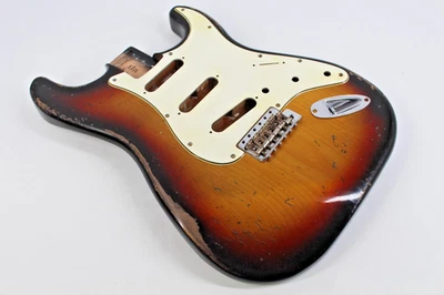 Mjt Officialcustom Vintage Âgés Nitro Guitare Corps Markjenny Aulne 1Piece - Photo 1/4