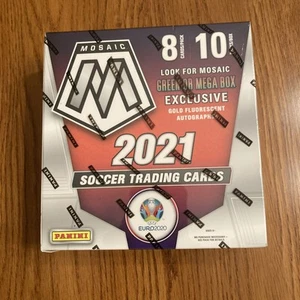 2021 Panini Mosaic UEFA Euro 2020 Soccer Mega Box Factory Sealed - Picture 1 of 2