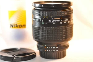 Objetivo Nikon AF D Nikkor 28-200 mm f/3,5-5,6 IF FX LEER para F100 D750 D7500 D850 DF - Imagen 1 de 7