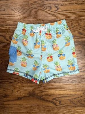 Pantalones Cortos de Natación Mudpie Niños Estampado de Piña Talla 12-18 Meses Foto 1 de 4
