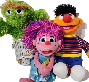 Gund Sesamstraße Stofftier Plüschtier Oscar Ernie Abby 2018 3 Stück - Bild 1 von 11