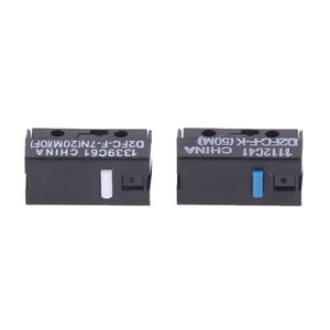 Lot de 2 micro-interrupteurs D2FC-F-7N 10m 20m ou D2FC-F-K (50m) -RZ D2F D2F-01F - Picture 1 of 15