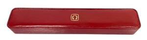 OMEGA Vintage Presentation Red Watch Box Case Only Antique Style for Men/Women - Picture 1 of 24