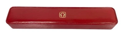 OMEGA Vintage Presentation Red Watch Box Case Only Antique Style for Men/Women - Image 1 of 4