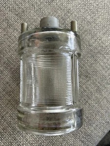 Carrete de pesca de vidrio para después del afeitado Aqua Velva 8 oz J B Williams Co NJ de colección - Imagen 1 de 5
