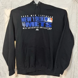 MLB 2006 Playoffs NY Mets Hoodie Sweatshirt Men's SZ Large Dead Stock Unworn - Picture 1 of 5