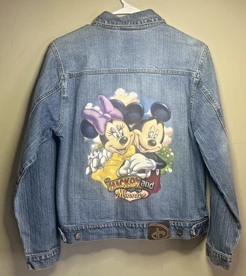 Chaqueta vaquera Disney para mujer adolescente Mickey & Minnie talla mediana Foto 1 de 4