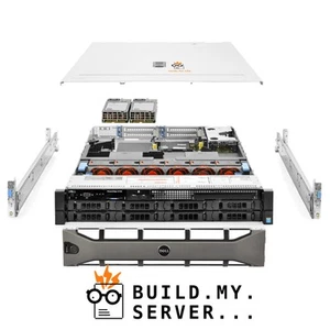 Dell PowerEdge R730 Server E5-2609v3 1.90Ghz 6-Core 64GB 8x 4TB 12G HBA330 Rails - Picture 1 of 5