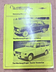 Manual genuino y manual de taller para Wartburg Knight Saloon & Estate 2 libros - Imagen 1 de 10