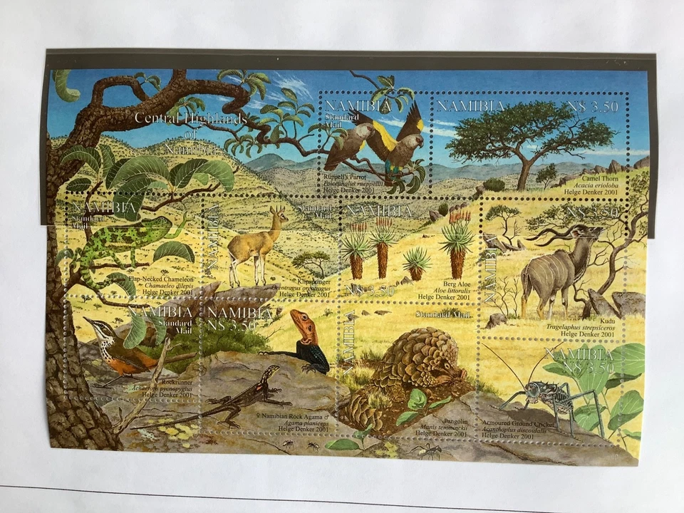 Namibia 2001: Central Highlands MS - MNH - Image 1 of 1