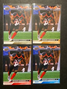 Brandin Dandridge - 4 CFL Card Package Deal incl. Red Card #6 Serial #008/100 - Bild 1 von 2