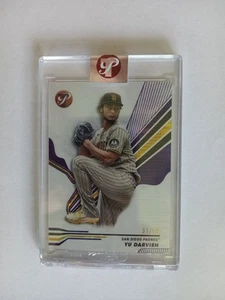 2024 Topps Pristine 109 Yu Darvish Encased Purple Pulsar Refractor /99 - Picture 1 of 2