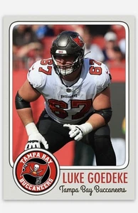 Luke Goedeke  Novelty Football Card! Tampa Bay Buccaneers - Picture 1 of 1