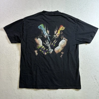 Camiseta WWE WWF Vintage The Hardy Boyz Jeff Hardy Matt Team Xtreme V1 Talla Grande Foto 1 de 4