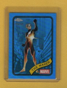 2025 TOPPS CHROME MARVEL #74 THE MAKER BLUE REFRACTOR #235/299 - Picture 1 of 2