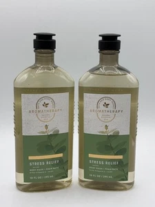 Bath and Body Works Aromaterapia Alivio del Estrés Jabón Corporal y Espuma Baño Lote 2 Piezas - Imagen 1 de 4