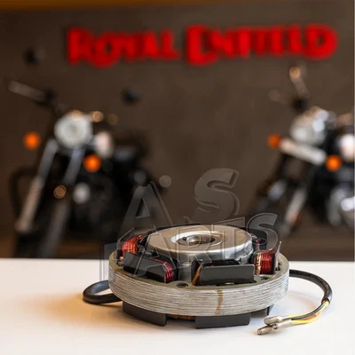Ajuste para Royal Enfield Bullet 350 modelo antigo - conjunto de placa de bobina 12V - Imagem 1 de 4