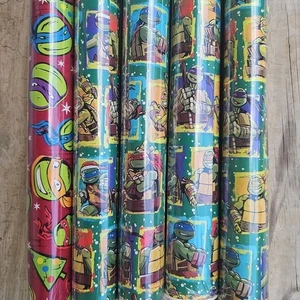TMNT Turtles Geschenkpapier 5 Rollen Geschenkpapier 2016 Teenage Mutant Ninja Turtles - Bild 1 von 6