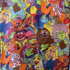 The Muppets Show Packed 100% Cotton Fabric New Unwashed - Picture 1 of 1