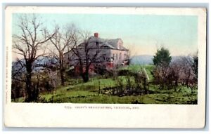 Vicksburg Mississippi Postcard Grants Headquarters Exterior 1905 Vintage Antique