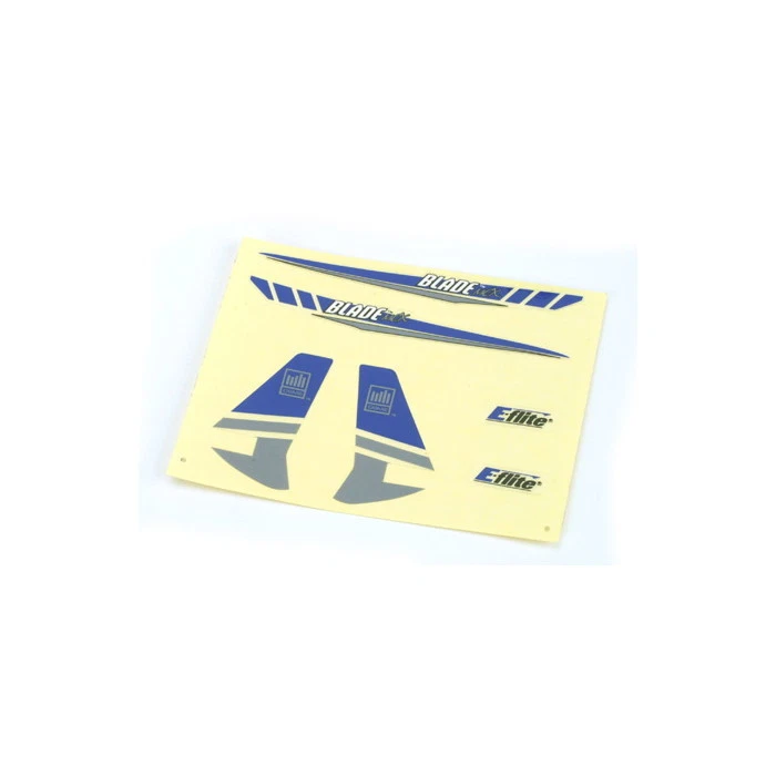 E-flite EFLH2230 Decal Sheet Blue/Silver Graphics Bmcx Decals Modeling - Image 1 of 1