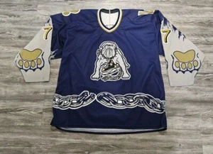 Bauer Vintage LongBeach Ice Dogs IHL #7 Trikot Gr. XL Minor League Hockey - Bild 1 von 8