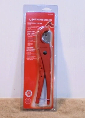 NEW Rothenberger No. 55089 Plastic Pipe Cutter 3/8" - 1-1/4"  Ships Free - Image 1 of 2