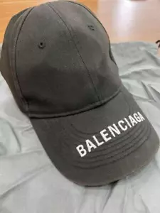 Baseballmütze Mütze Balenciaga Logo Logo schwarz verstellbar Größe L gebraucht L 58 58 cm - Bild 1 von 7